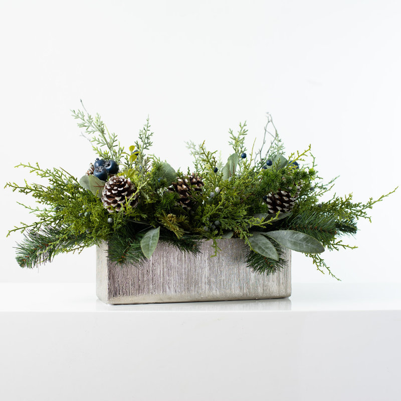 Centre de table mixte dans un vase