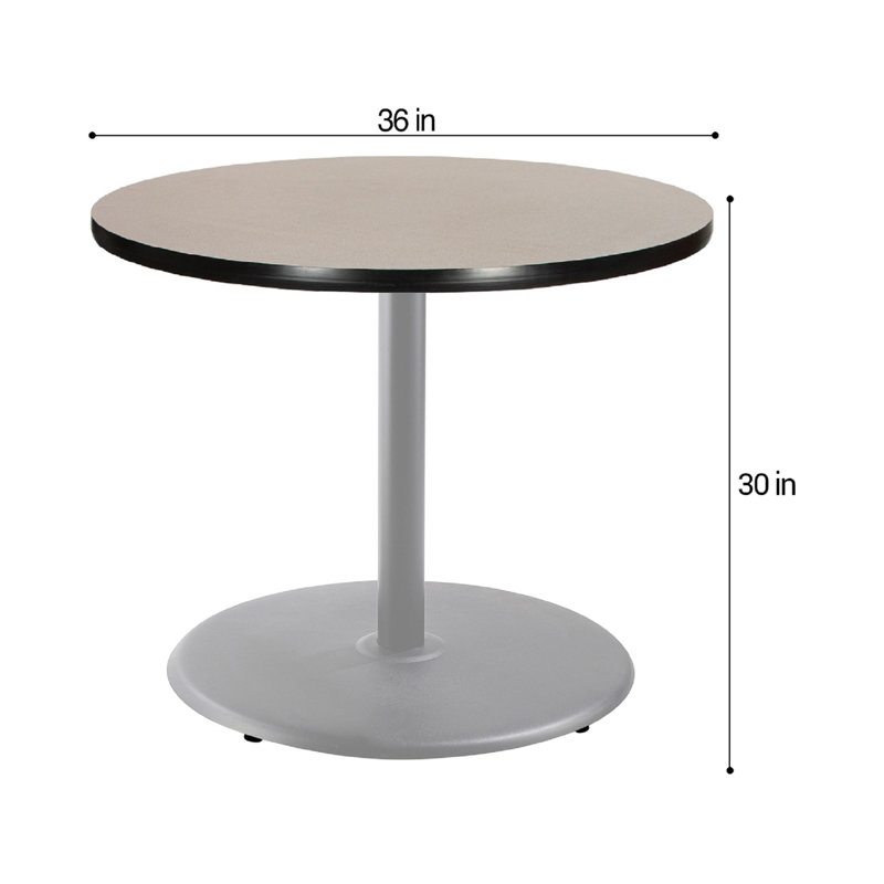 Table basse Bennet, H 30 po x L 36 po x l 36 po, Gris, Gris