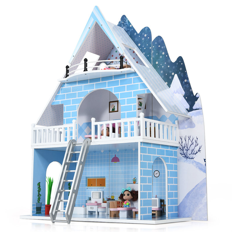 Smithboro Wooden Dollhouse Playset