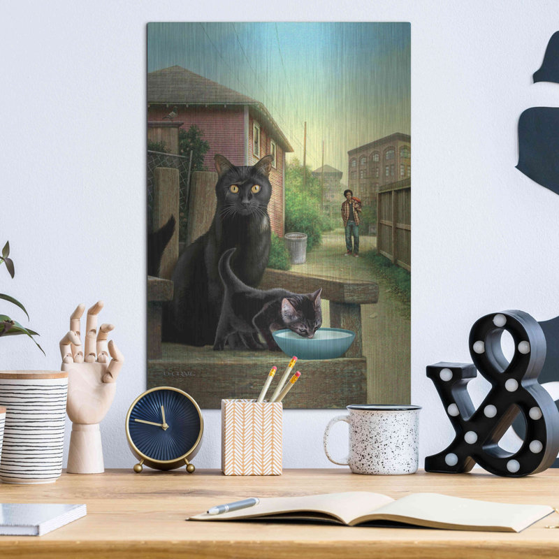 «Old Cat Cover» par Dan Craig, H 16 po x l 12 po