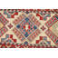 Tapis de couloir oriental géométrique Kazak noué à la main 3 x 10