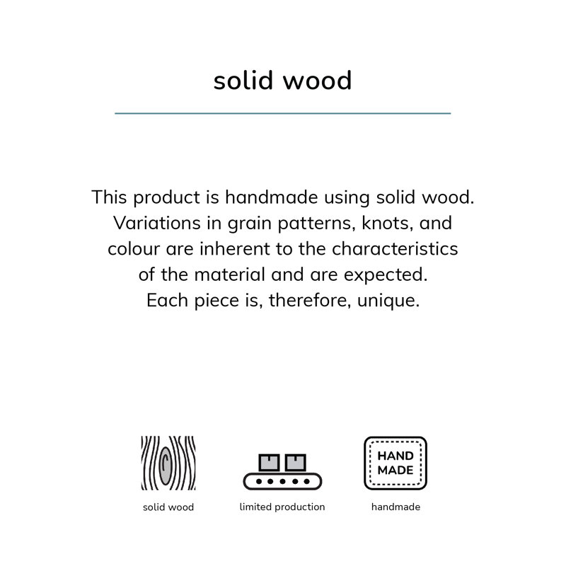 Fig Solid Wood Wall Mounted Floating Display Shelf