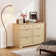 Boho Natural Rattan 2-piece Bedroom Set
