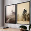 «Vintage Landscape L III», impression giclée sur cadre - ensemble de 2-1942286562-1942286566