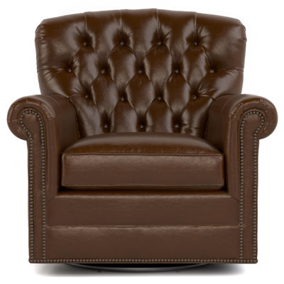 Fauteuil pivotant capitonné Wharton