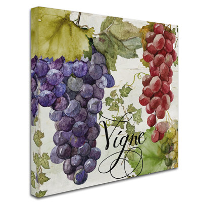 Wines of Paris I' by Color Bakery Graphic Art Print on Wrapped Canvas -  Trademark Fine Art, ALI5019-C1414GG