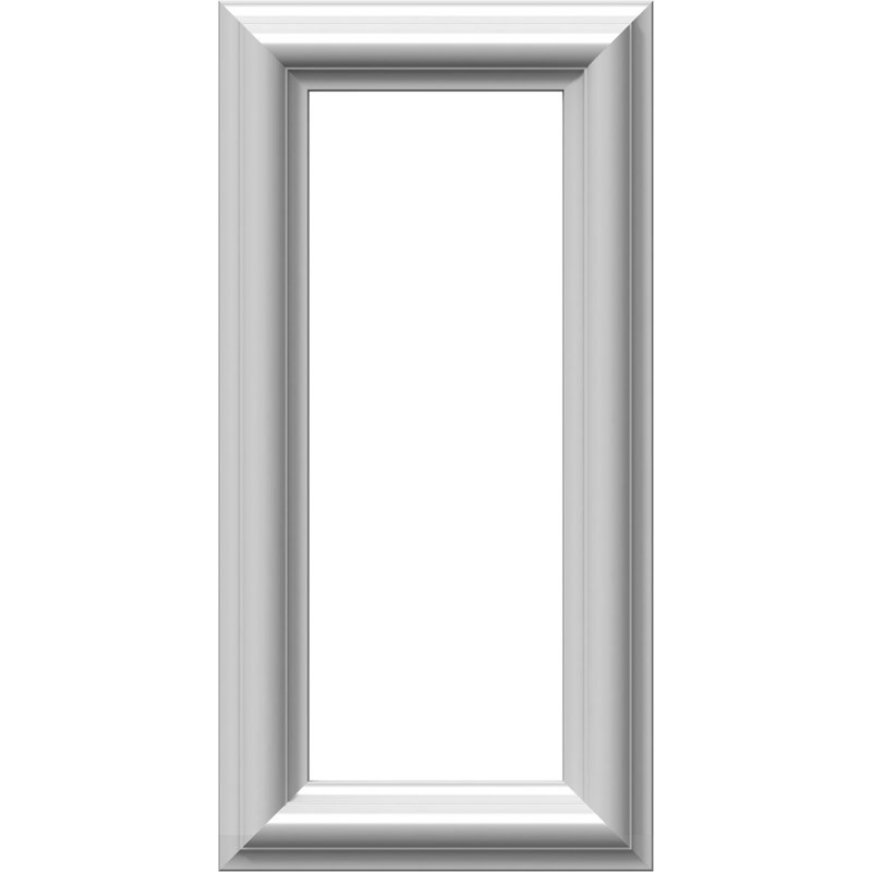 Ashford Molded Classic Wainscot Wall Panel, 16" H x 8" W x 0.5" D, Square Panel