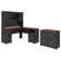 Huckins 3 L-Shaped Computer Desk Office Set