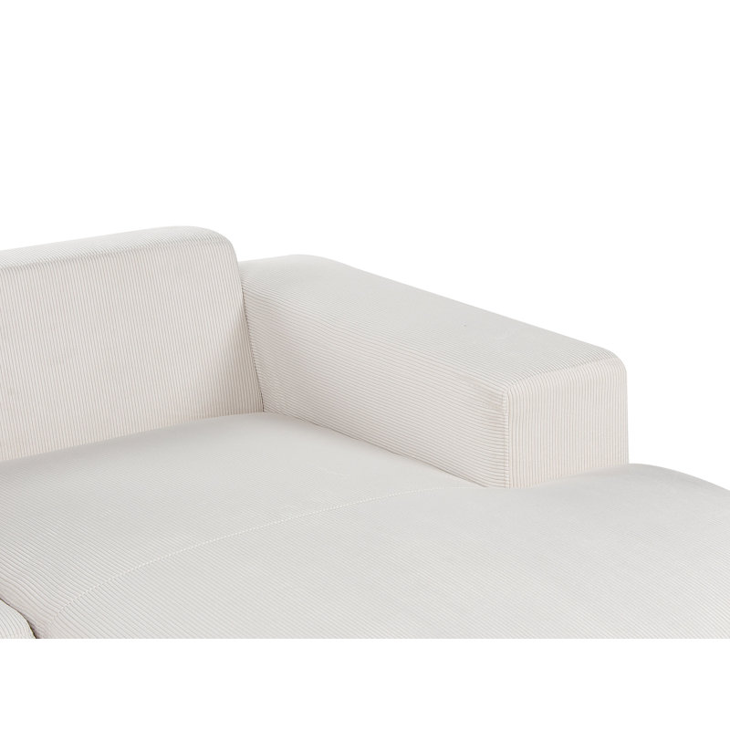 Amoriah 4 Seater Sofa & Chaise, Off White, Right Hand Facing