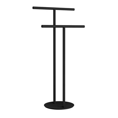 Freestanding double "T" towel stand