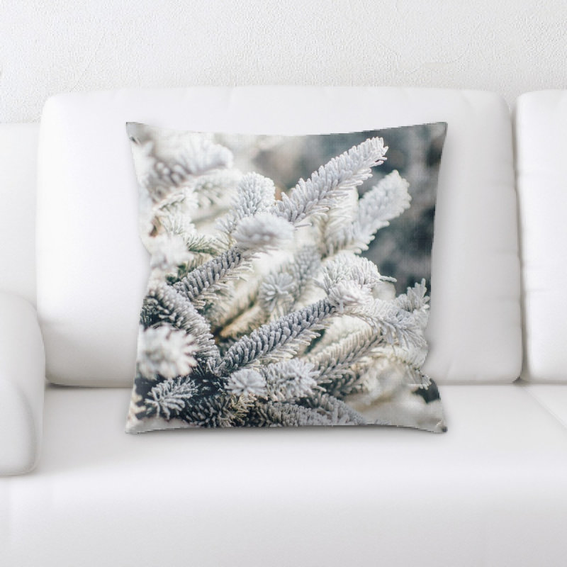 Coussin en jeté frosty