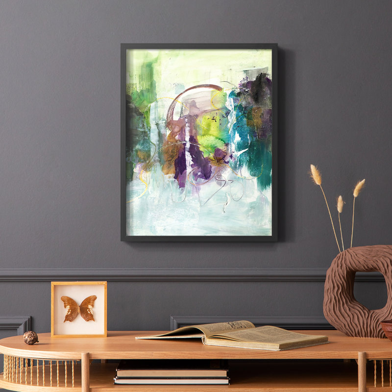 «Moving On I», reproduction encadrée - bois massif, H 28 po x l 22 po, Noir