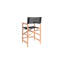 Capetown Counter Height Teak Outdoor Dining Set In Blue-840622107