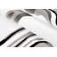 Tapis abstrait noir / argent Linnea-32557509