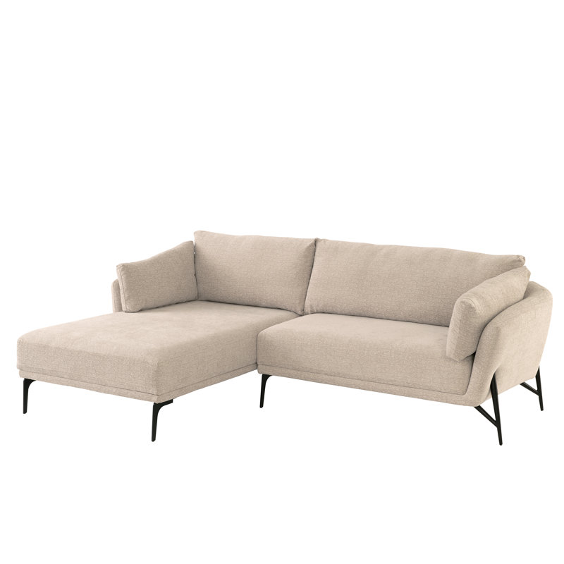 Dulcimer 3 Seater Corner Sofa , Left Hand Facing, Light Grey