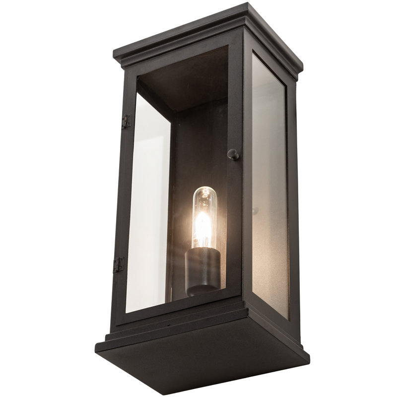 Whitman Solid Brass 1 - Light Flush Mounted Sconce, 18" H x 8.5" W x 6.25"D