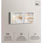 Ensemble de 2 panneaux dorés Golden Luxe -85944806-85944813