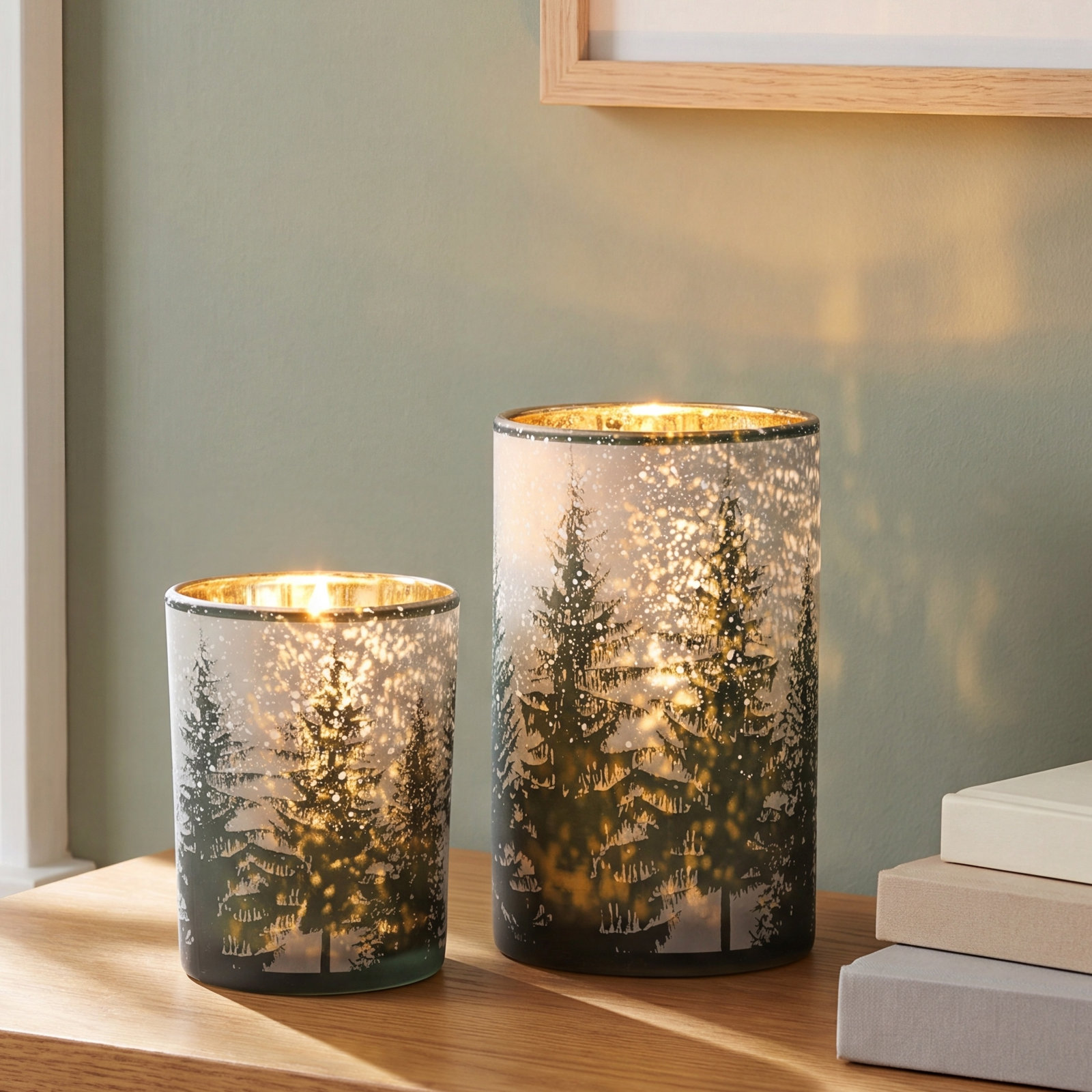 Millwood Pines Glass Votive Candle Holder