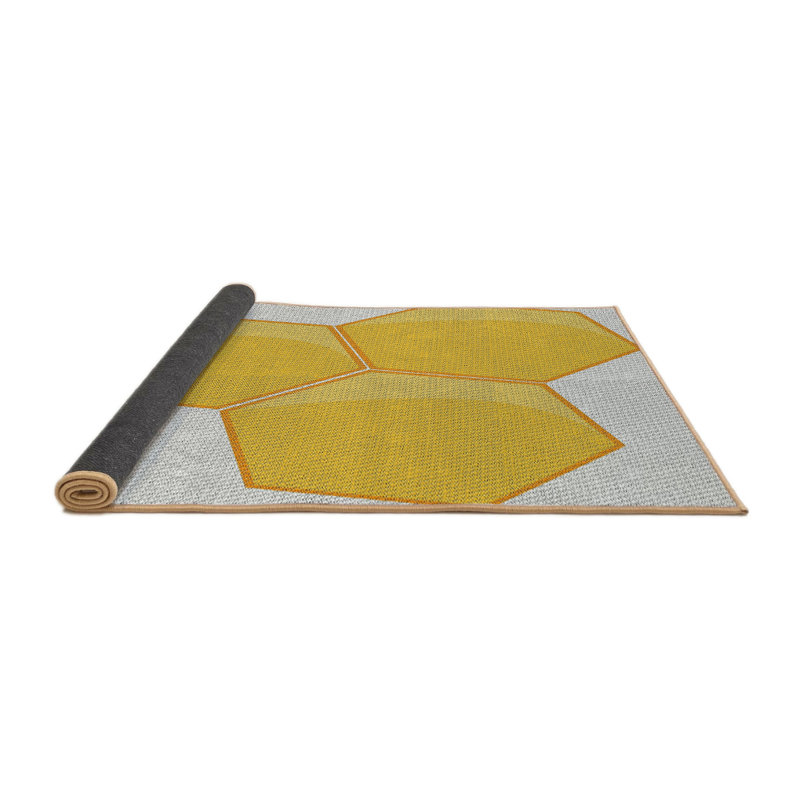 Wool Geometric Indoor Rug, Round 6' x 6'