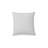 Square Accent Throw Pillow, 20 Inch Modern Embossed Embroidery, White