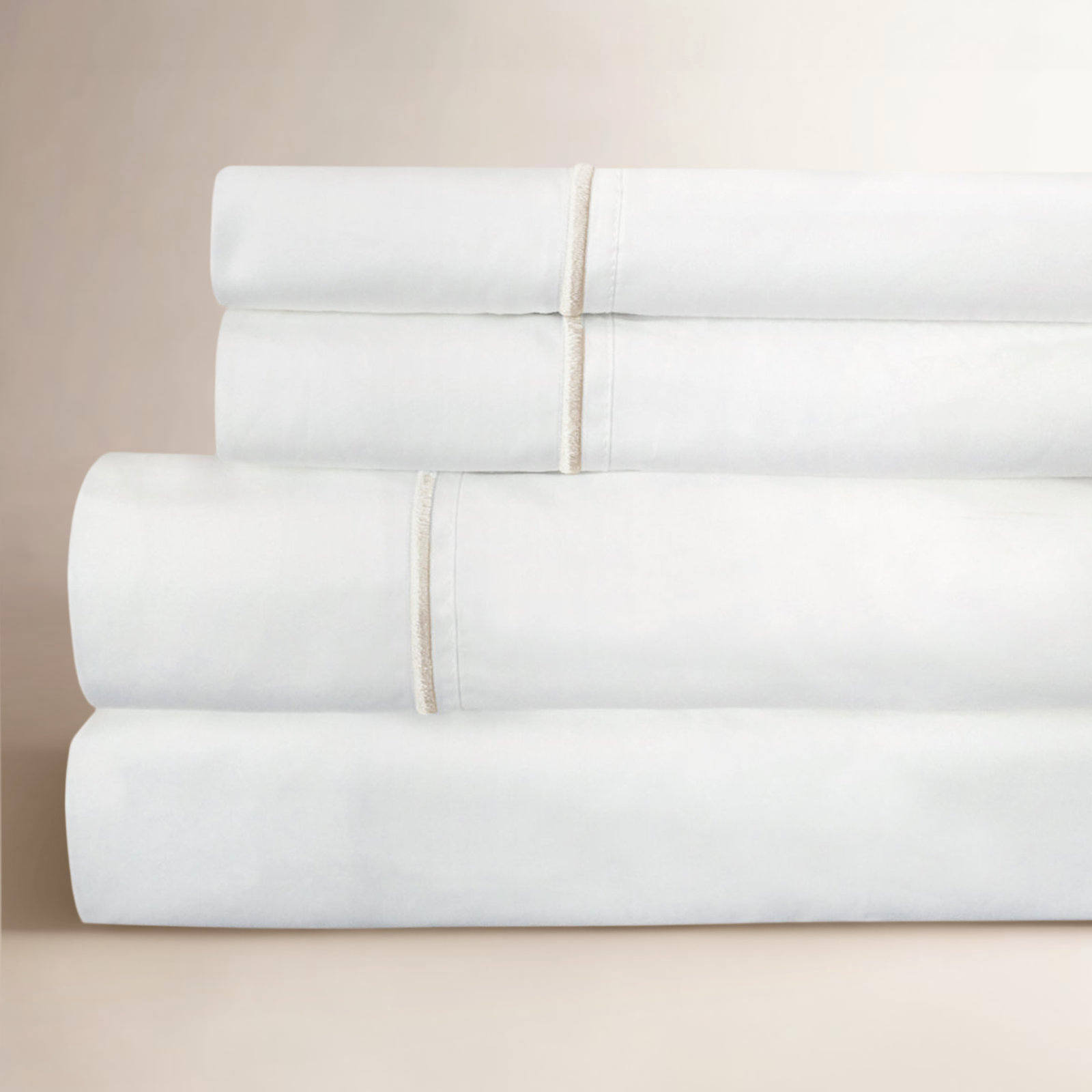 Benin Cotton Sheet Set, California King, Ivory