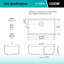 Évier de cuisine encastré sous plan en composite de quartz platine 30 x 19 pouces, à une cuve, avec accessoires