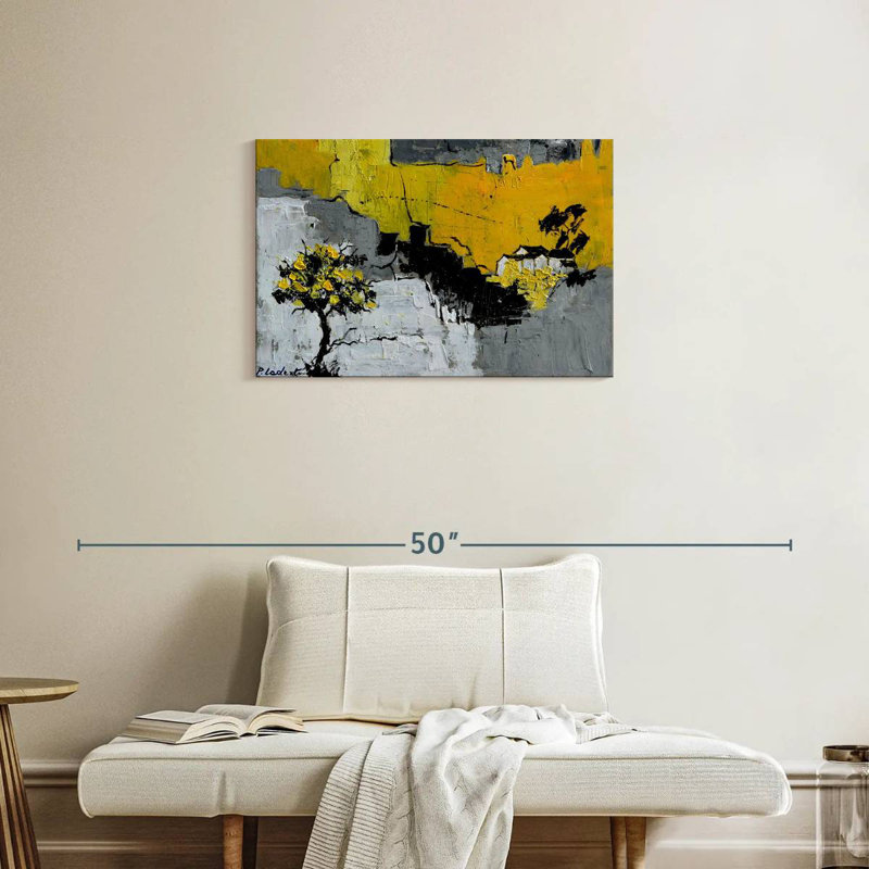 Abstrait arbre Elysian Avery, H 20 po x l 30 po