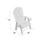 Chaise Adirondack verticale en plastique Stalham-111330504