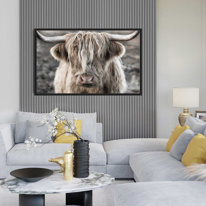 Highland Skye - Photographie à cadre flottant sur toile, L 51,5 po x H 31,5 po