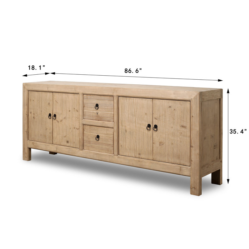 87'' W Buffet, Brown