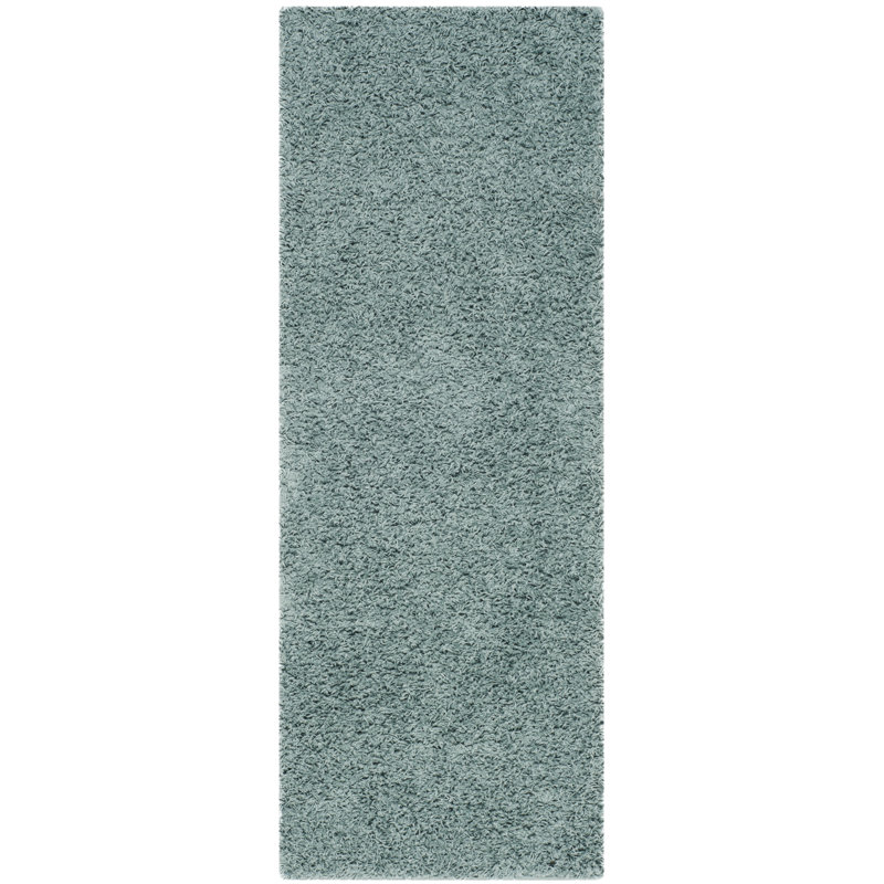 Sga-Amoroso Shag Performance Solid Color Rug, Runner 2'3" x 6'