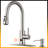 Stainless Steel Pull-Down Kitchen Faucet – High Arc, 3 Modes, with Soap Dispenser-113856529-113856526