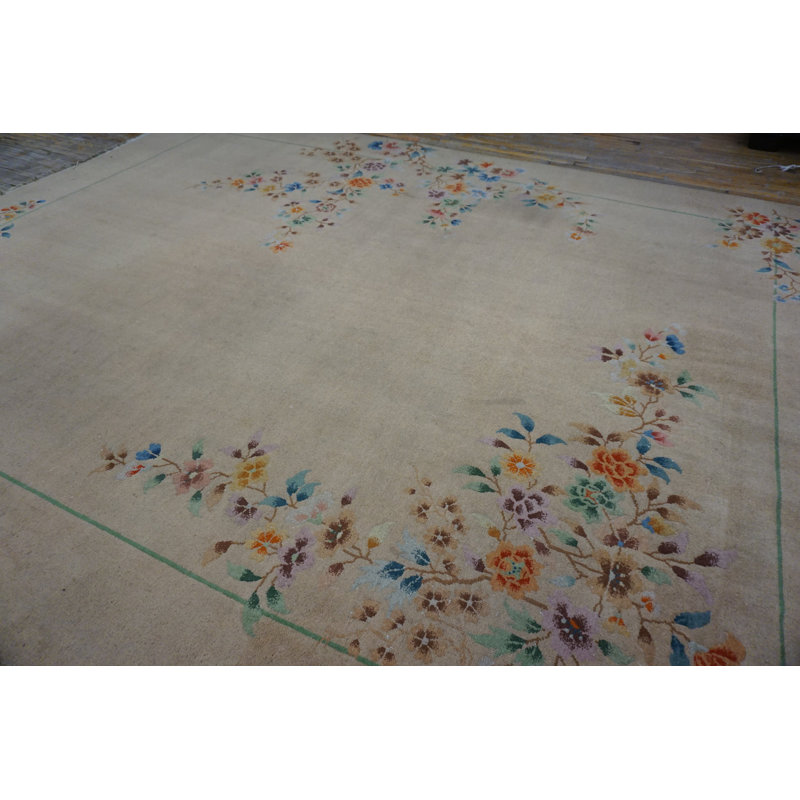 Tapis art déco chinois Rare