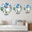 Marguerite avec feuilles vertes II - Horloge murale traditionnelle-60281313