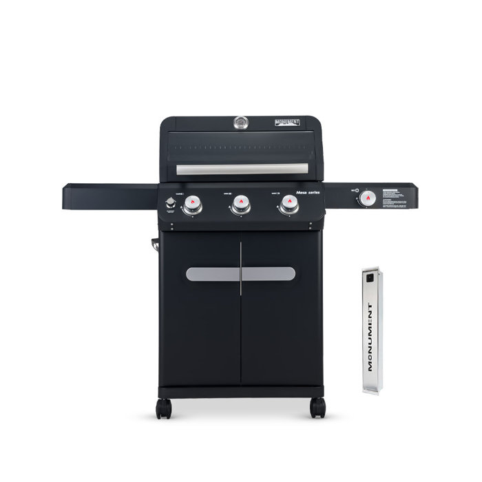 Monument Grills Mesa Series 3-Burner 48000 BTU Propane Gas Grill with ...