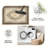 1PC Vintage Greek Key Border Ornate Oval Medallion Marble Texture area rugs for Living Room, Soft and Comfortable, Suitable for all seasons, easy-to-maintain, machine washable Indoor floor mat, Under Table Farmhouse suitable for dining room, bedroom,-129196932