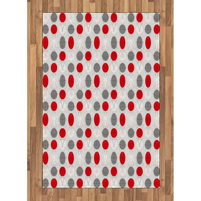 Hahira Polka Dots Area Rug, Rectangle 120 x 180cm