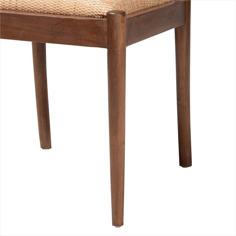 Ensemble de chaises de salle à manger modernes en bois d'acacia