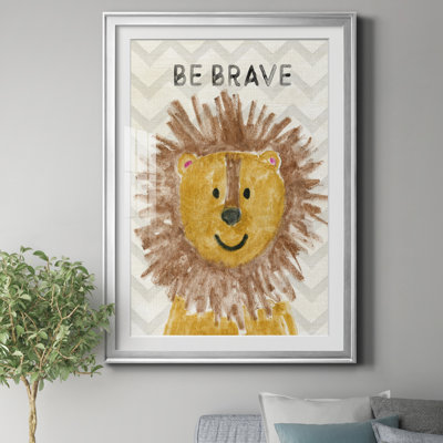 Safari Be Brave - cadre photo, reproduction d'art