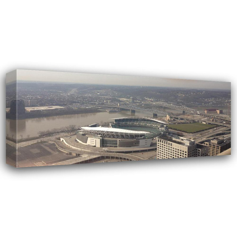Paul Brown Stadium, 11" H x 24" W