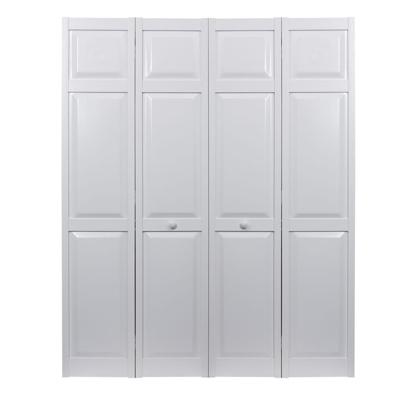 Porte pliante à panneaux en PVC, 48 po x 80 po