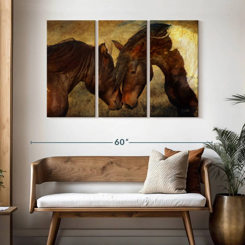 Brampt Best Friends, 32" H x 50" W