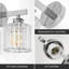 Modern Chrome 24cm Crystal Cylinder Wall Light