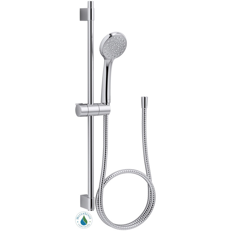 Awaken B90 Full/Standard Handheld Shower Head, Polished Chrome