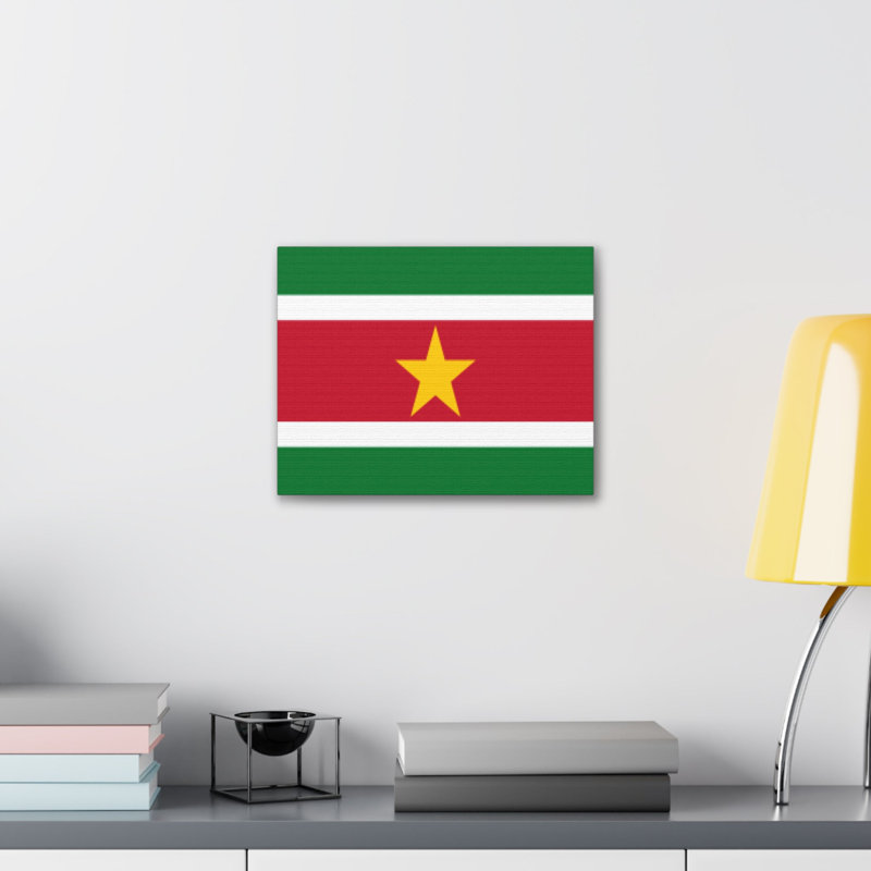 " Suriname Country Flag ", 12" H x 16" W