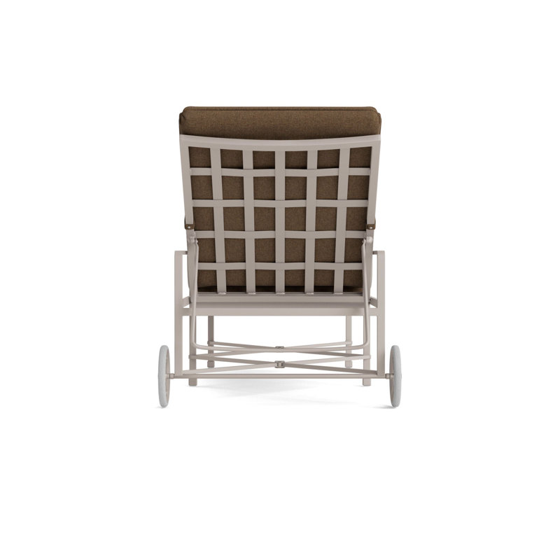 Venetian Outdoor Chaise Lounge, Fusion Moccasian, Dove Smooth