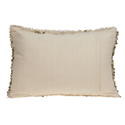 Acacia Balm Transitional Beige Throw Pillow