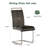 Modern Luxe Faux Leather Dining Chair Set of 4, Thick Foam Dining Chairs, C Shaped Kitchen Chairs for Dining Room, Conference Room-1516831216-1519051223