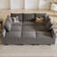 Canapé modulaire en velours Kandle-1860965764