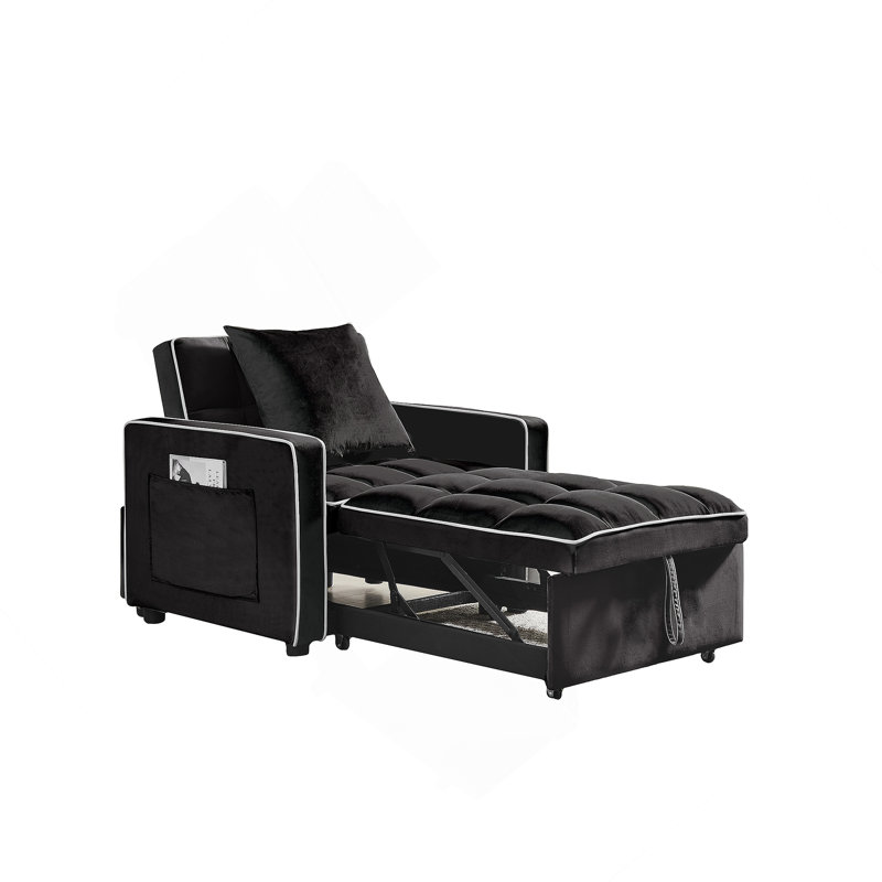 Three-In-One Sofa Bed Chair Folding Sofa Bed Adjustable Back Into A Sofa Recliner Single Bed